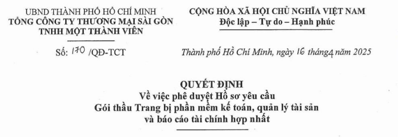 Công bố thông tin - Satra