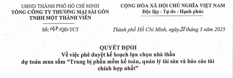 Công bố thông tin - Satra