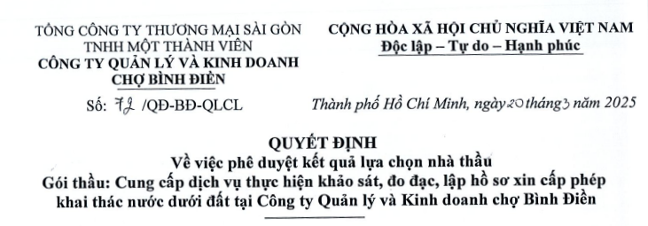 Công bố thông tin - Satra