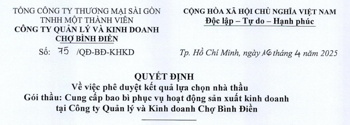 Công bố thông tin - Satra