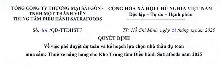 Công bố thông tin - Satra