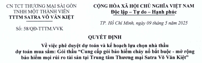 Công bố thông tin - Satra