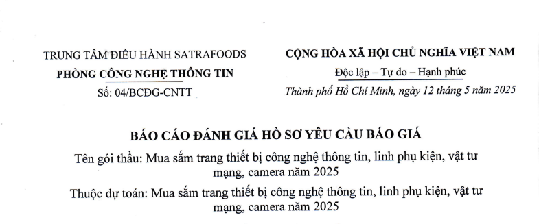 Công bố thông tin - Satra