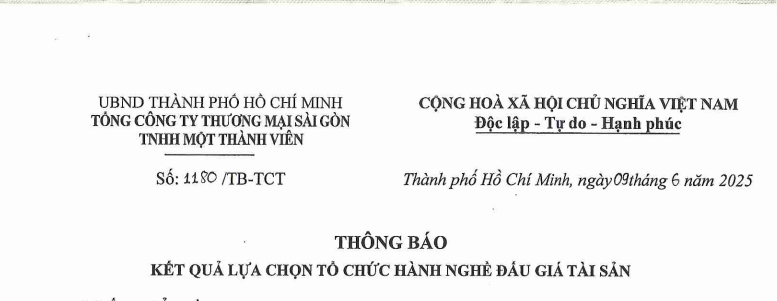 Công bố thông tin - Satra