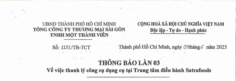 Công bố thông tin - Satra