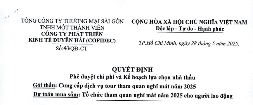 Công bố thông tin - Satra