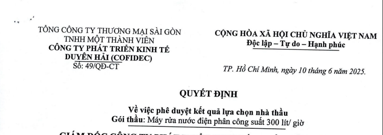 Công bố thông tin - Satra
