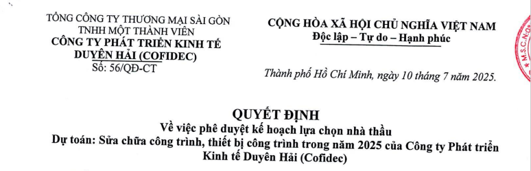 Công bố thông tin - Satra