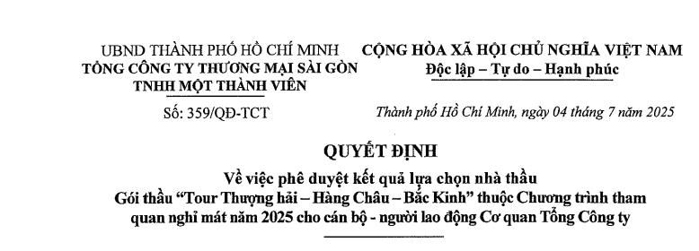 Công bố thông tin - Satra
