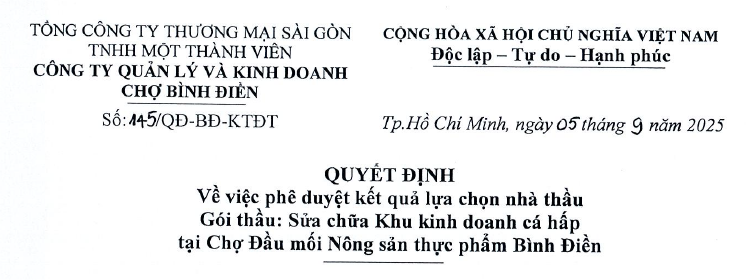 Công bố thông tin - Satra