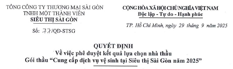 Công bố thông tin - Satra