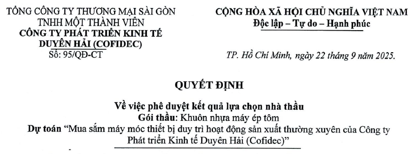 Công bố thông tin - Satra