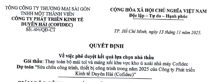 Báo cáo tài chính Quý I năm 2023 - Satra