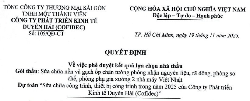 Báo cáo tài chính Quý I năm 2023 - Satra