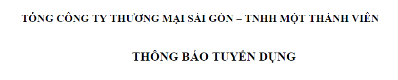 Thông báo về việc thanh lý tài sản cố định, công cụ dụng cụ tại Thương xá Tax - Satra
