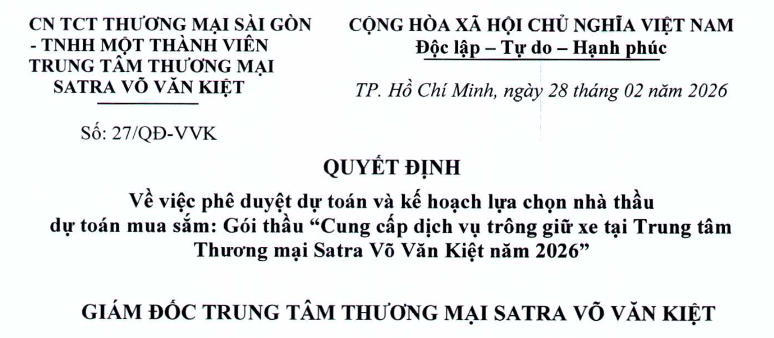 Công bố thông tin - Satra